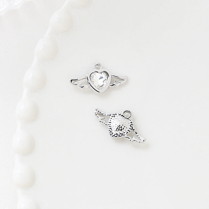 1 pc Sweet Cool Style Bowknot Gold Zircon Pendant