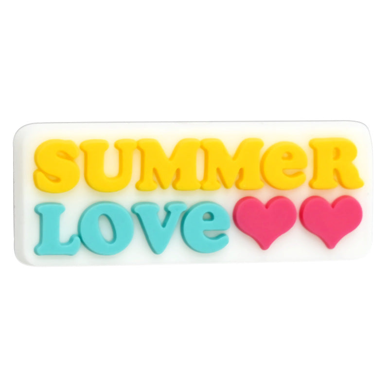 Summer Beach Series Accessories Silicone Focus Beads Silicone Focus Beads