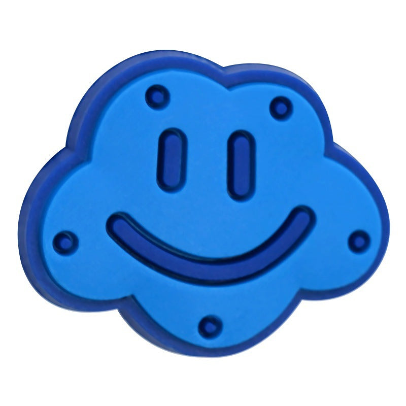Cartoon Stars and Clouds Silicone Focus Beads