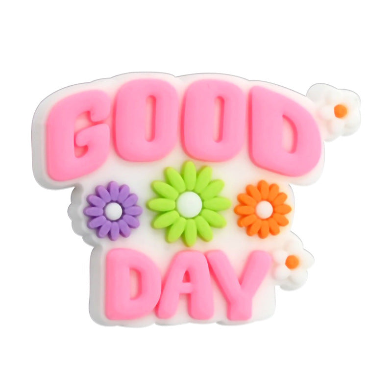 English Phrases Silicone Focus Beads Silicone Focus Beads