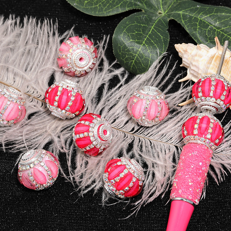 Rhinestone Chain Lantern Fancy Beads