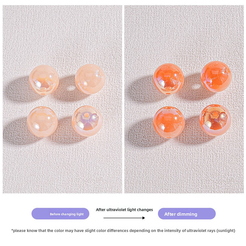 1.5mm Straight Hole Round Beads 16mm Phone Chain Bracelet Bangle Round diy Material