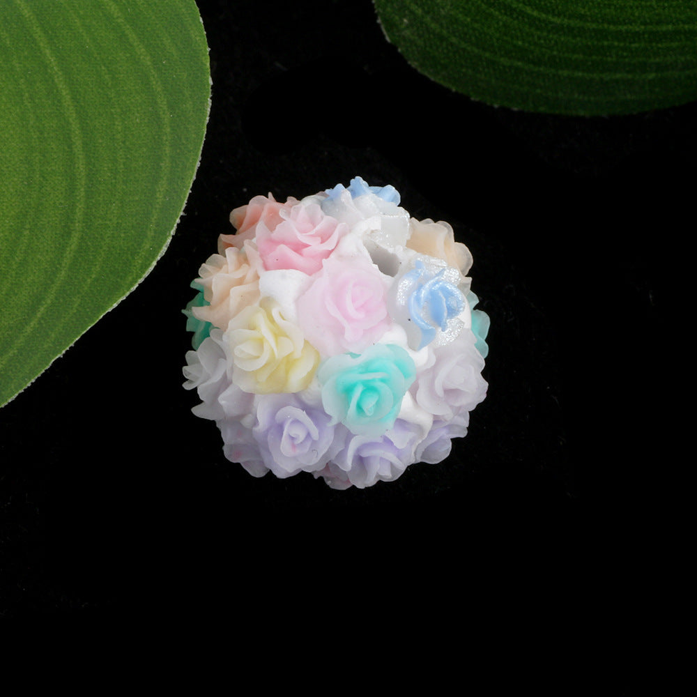 Colorful Flower Cluster Ball Drill Ball