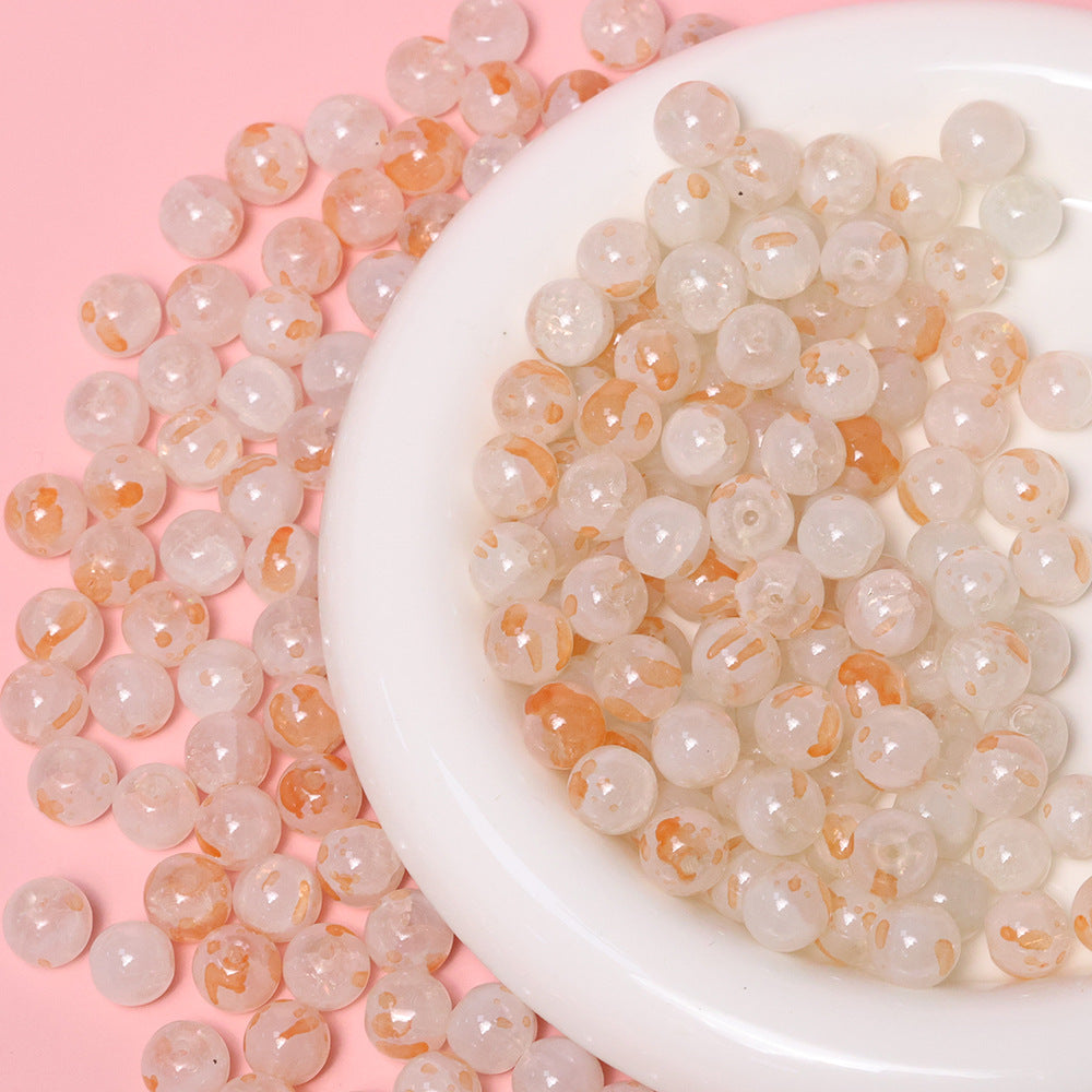 10mm Jade Fragment Glass Beads