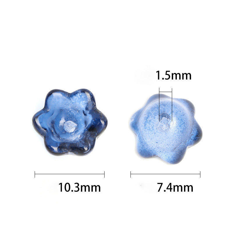 Acrylic flower beads