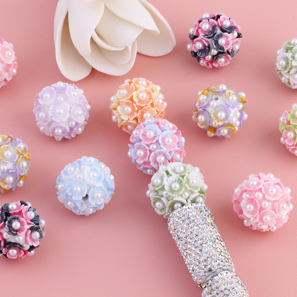 Luminous Five-Petal Flower Pearl Flower Heart Flower Ball