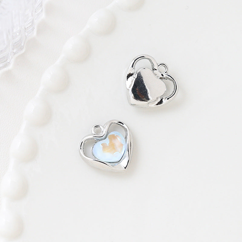 1 pc Sweet Cool Style Bowknot Gold Zircon Pendant