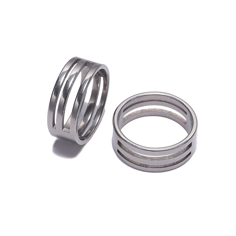 Stainless steel open ring Jewelry Making Repair Supplies