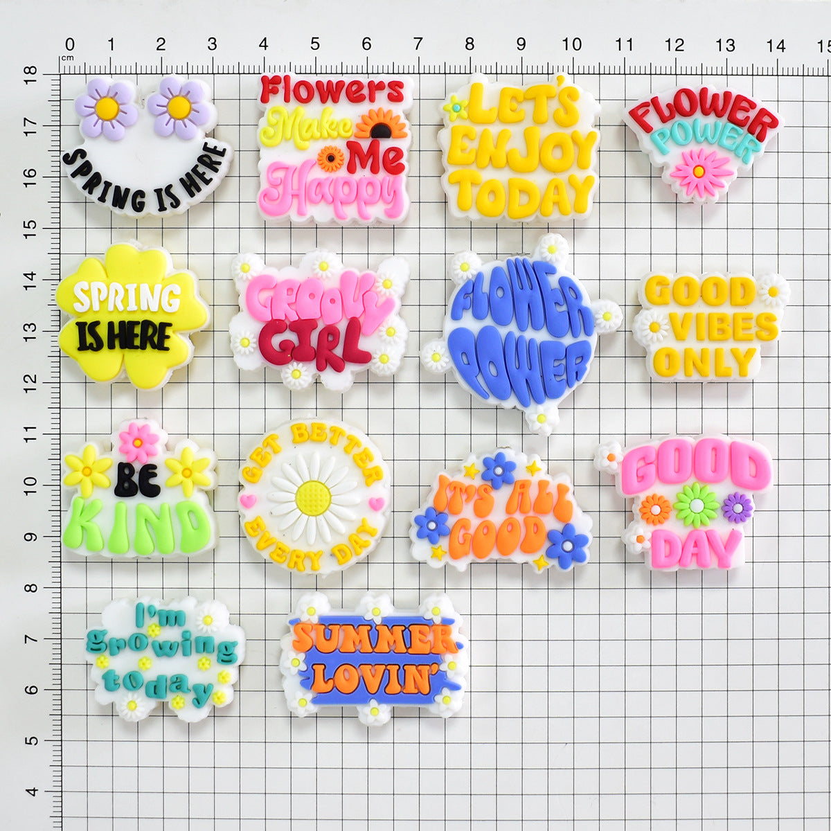English Phrases Silicone Focus Beads Silicone Focus Beads