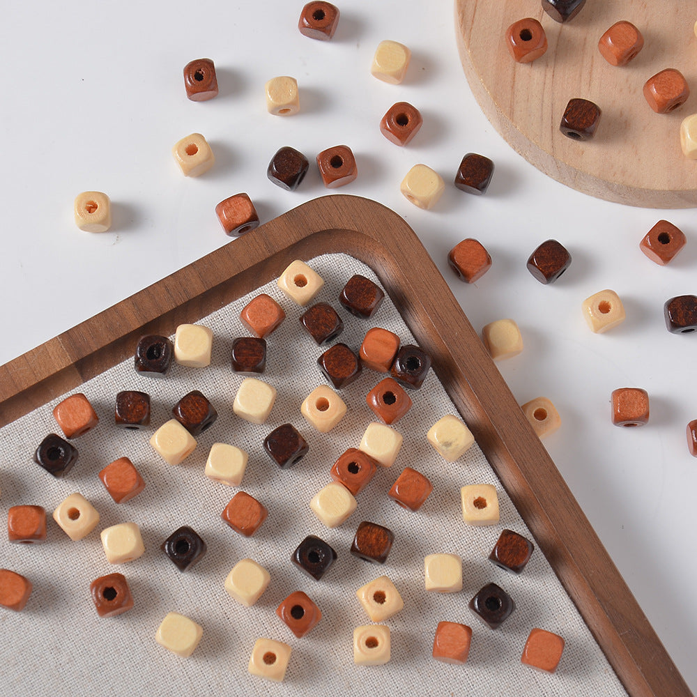 Natural Wooden beadable Beads