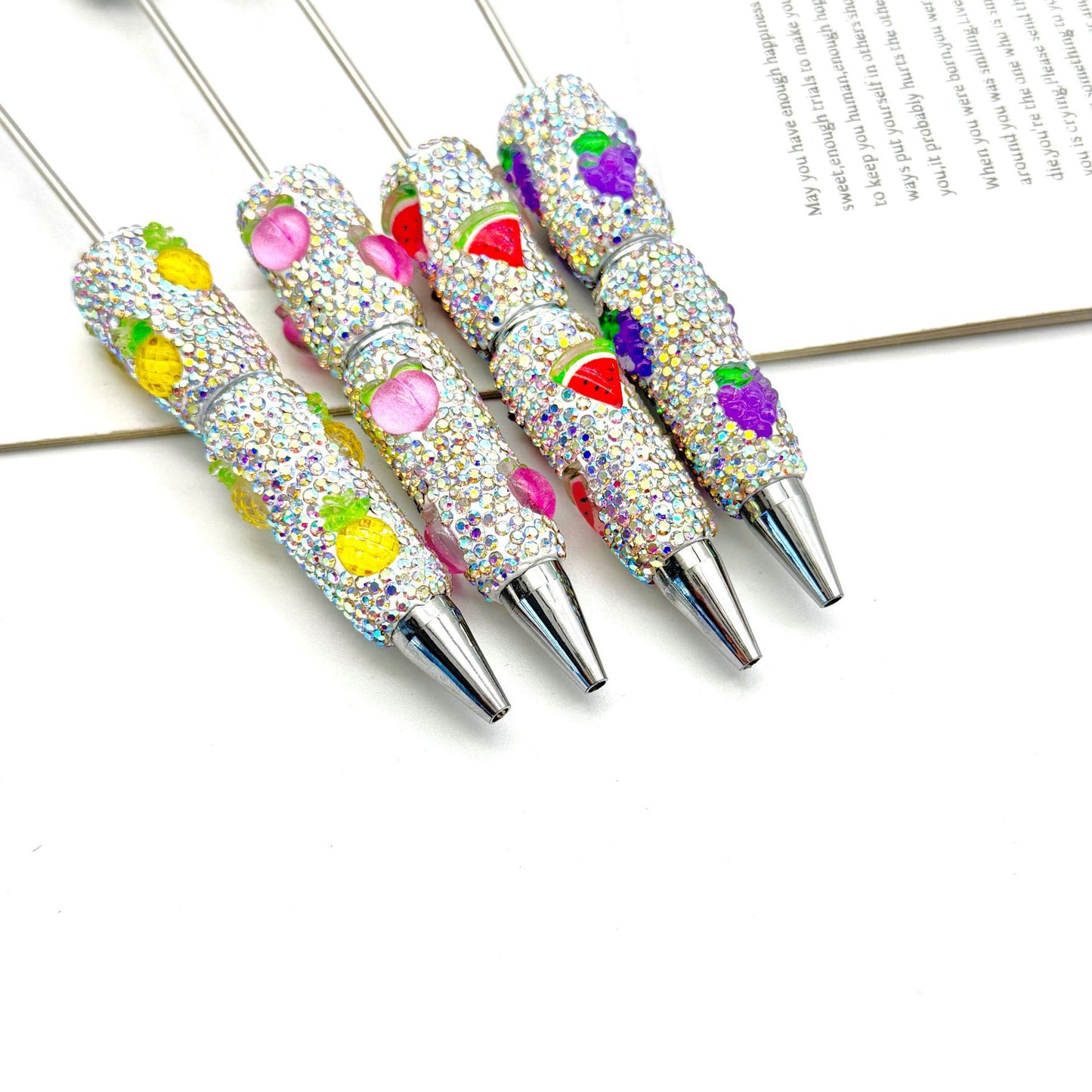 Fruit Full Drill Beaded Pen
