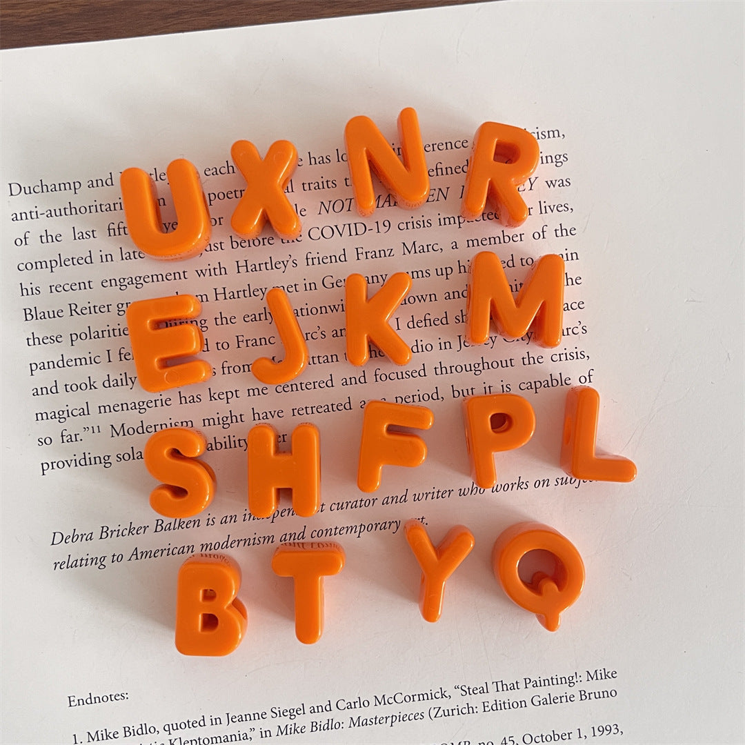 Large Acrylic Letter Beads
