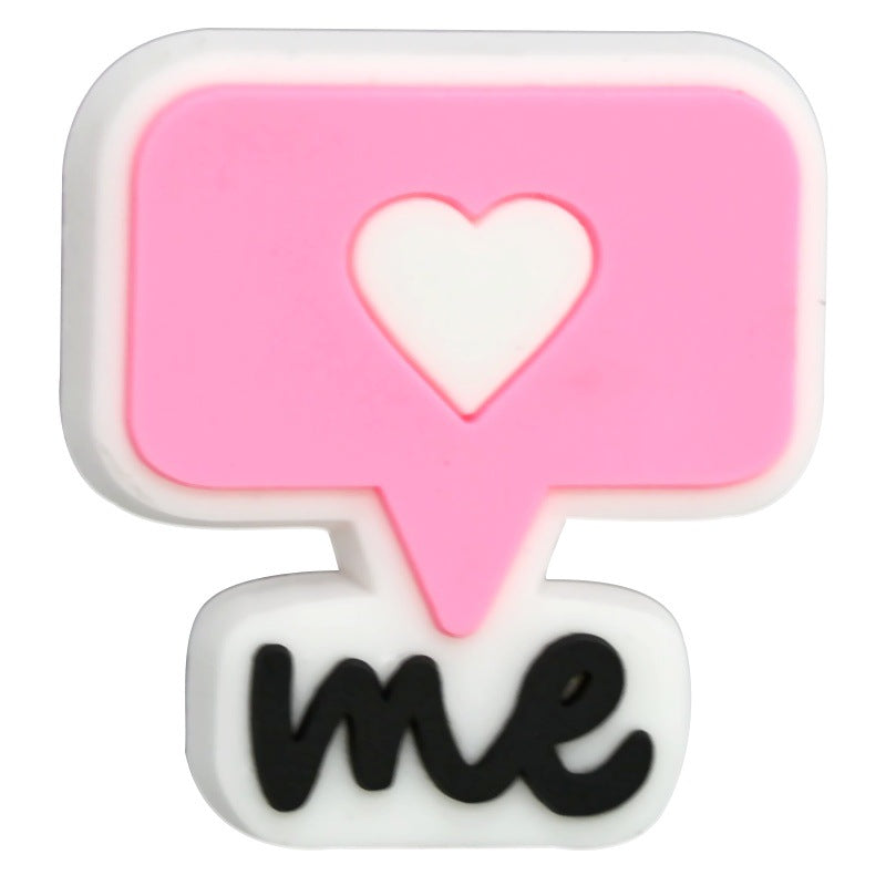 Decorative Beads for Phrases Silicone Focal Beads