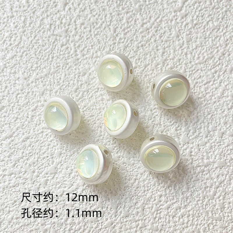 10 pcs Sweet Jelly Star Heart Beads Alloy