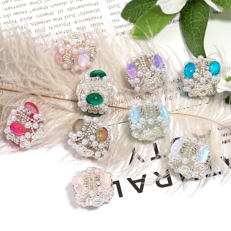Rose Flower Drill Ball Beaded
