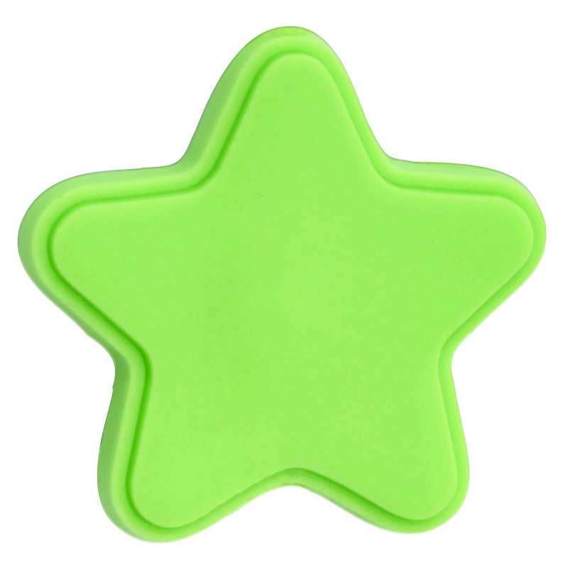 Cartoon Stars and Clouds Silicone Focus Beads