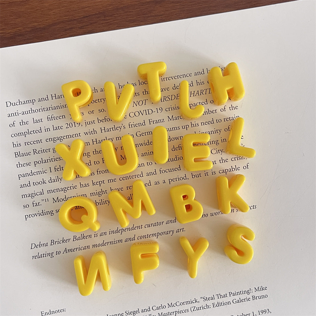 Large Acrylic Letter Beads