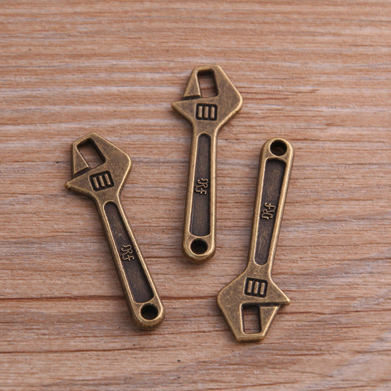 13*40mm Daily Supplies Wrench Pendant Necklace Accessories
