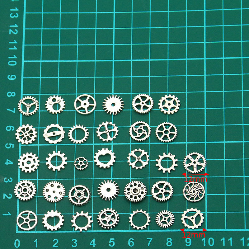 8-15mm Mini Steampunk 10 Colors Mechanical Gear Alloy DIY Jewelry Accessories