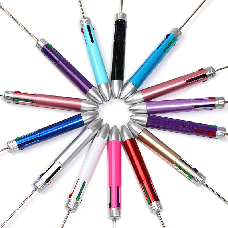 Four-color Press Bead Pen