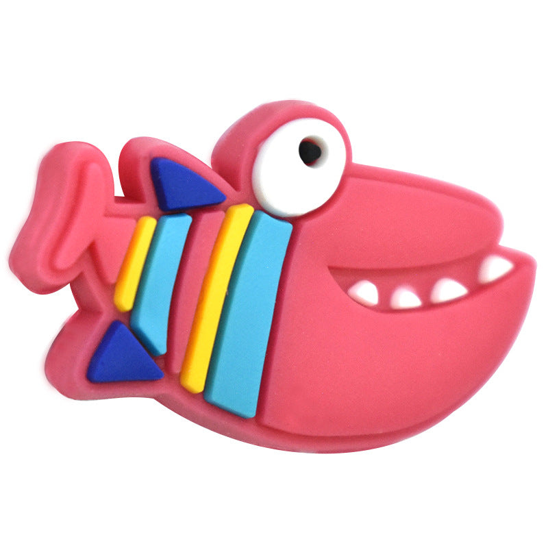 Cute Cartoon Ocean World Series Silicone Focus Beads Silicone Focus Beads