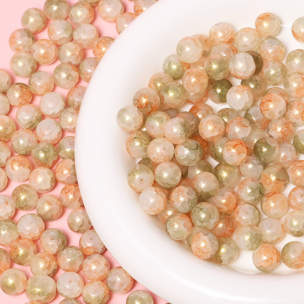 10mm Jade Fragment Glass Beads