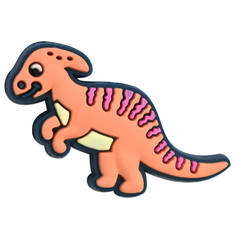Cute Dinosaur Series Accessories In Stock Silicone Focus Beads Silicone Focus Beads