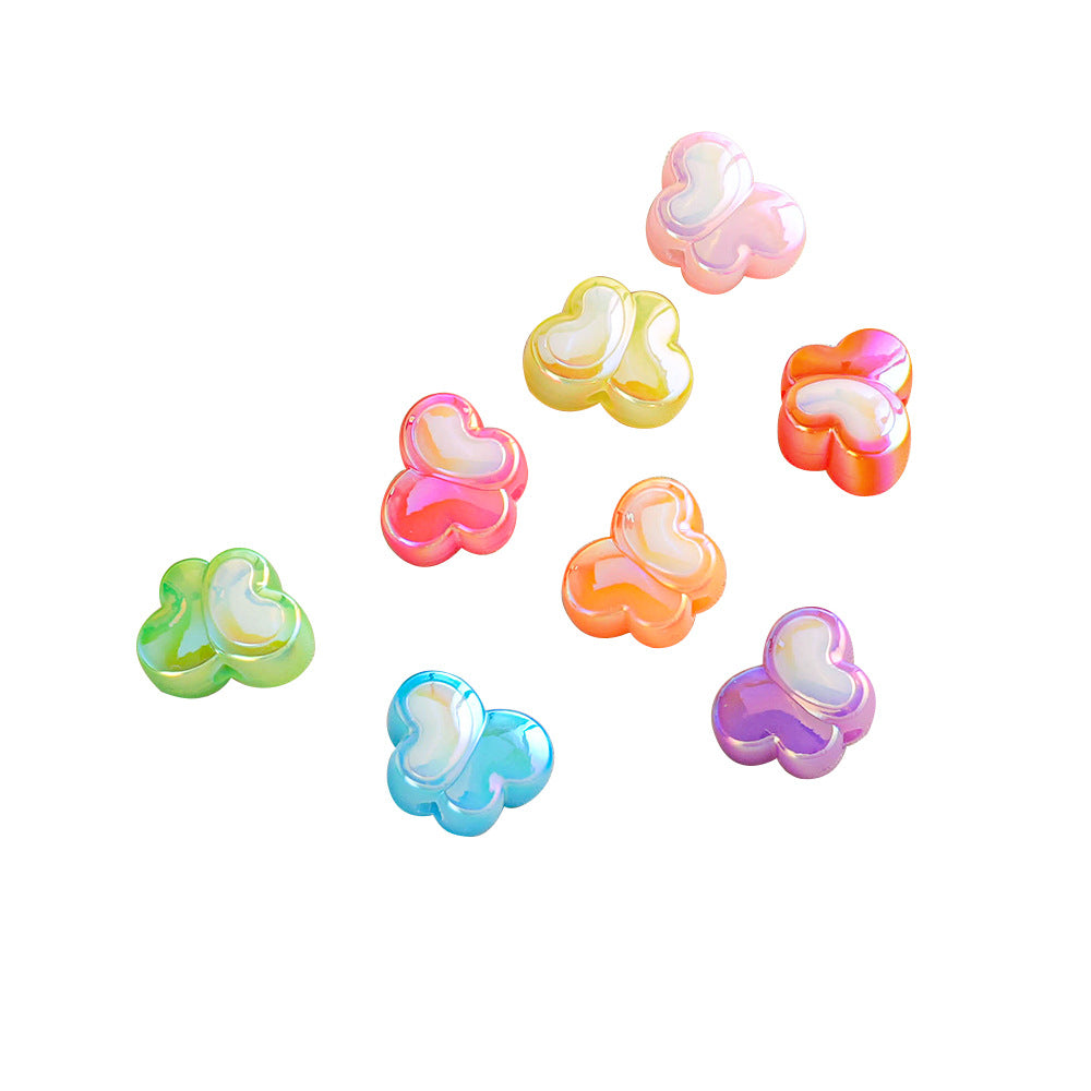 Cartoon Candy Color Butterfly Beads