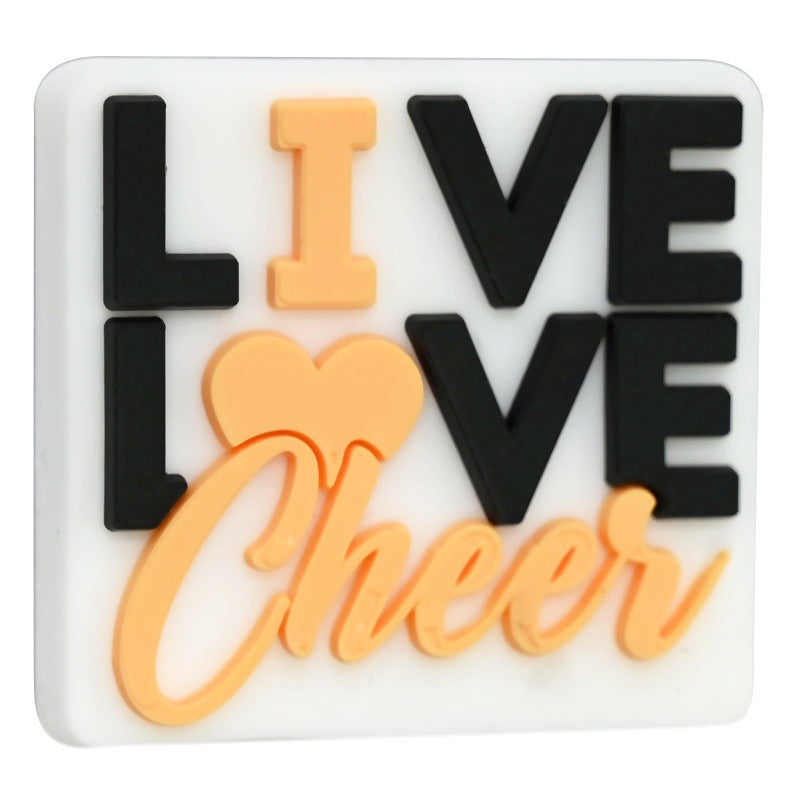 Cheerleading Series Silicone Focus Beads