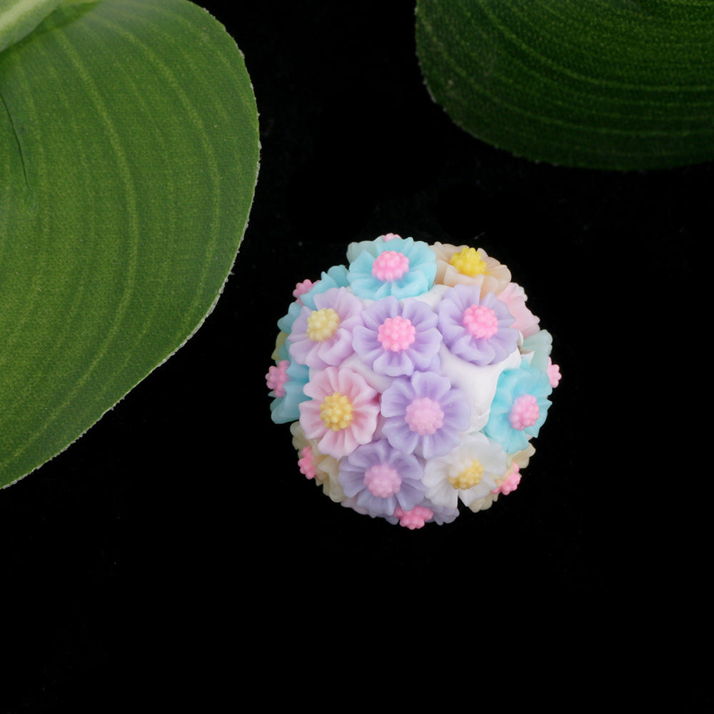Colorful Flower Cluster Ball Drill Ball