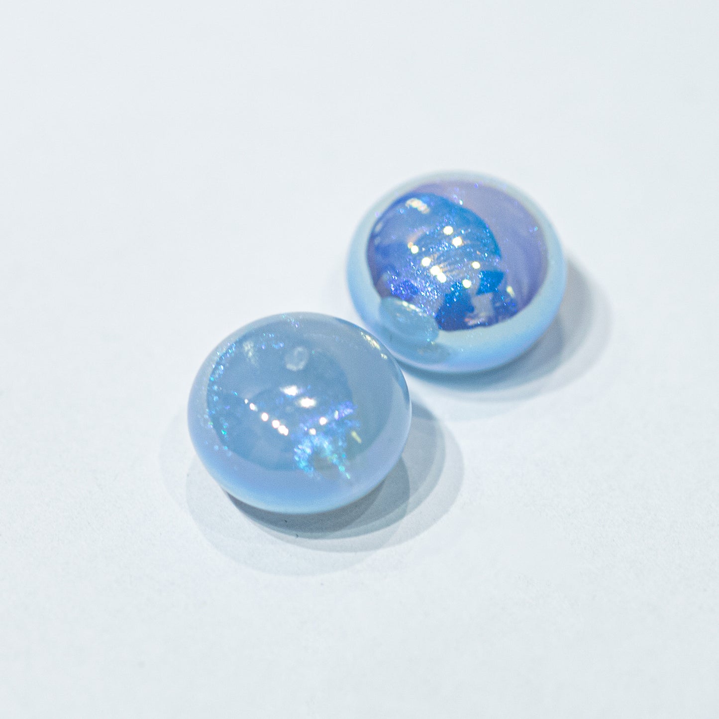 Mermaid Princess Earrings Bead Accessories Single Hole Bun Beads