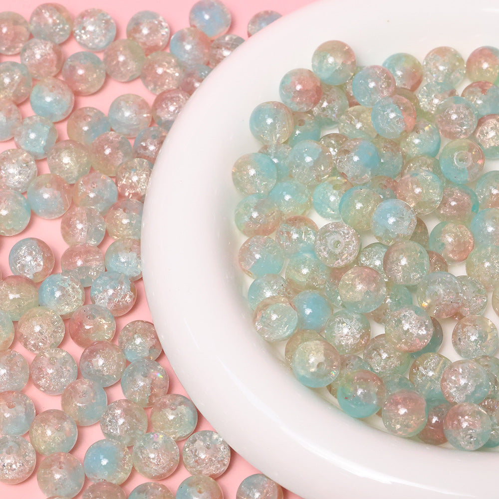 10mm Jade Fragment Glass Beads