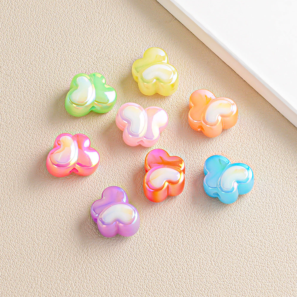 Cartoon Candy Color Butterfly Beads