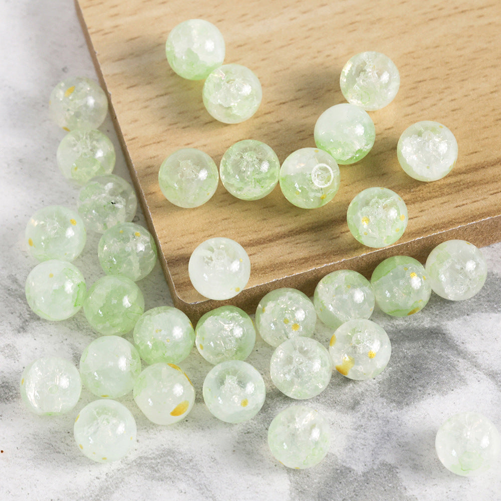New Chinese Ancient Style Colored Glaze glass beadable beads