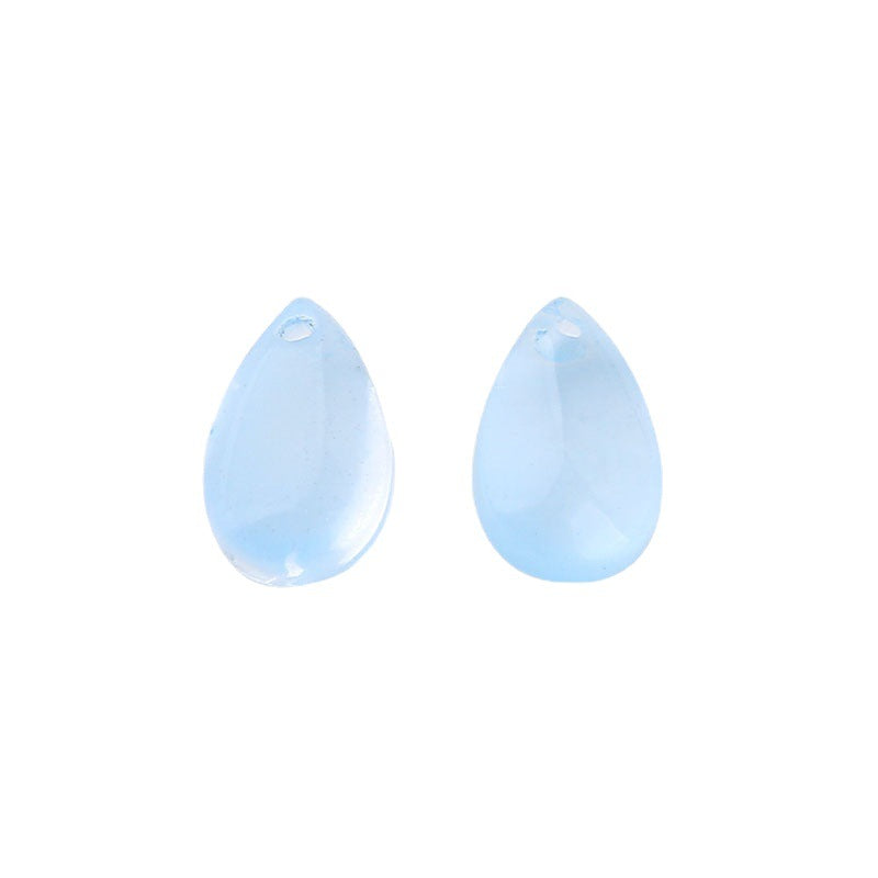 Glass Crystal Mermaid Tears Transparent Water Drop Pendant