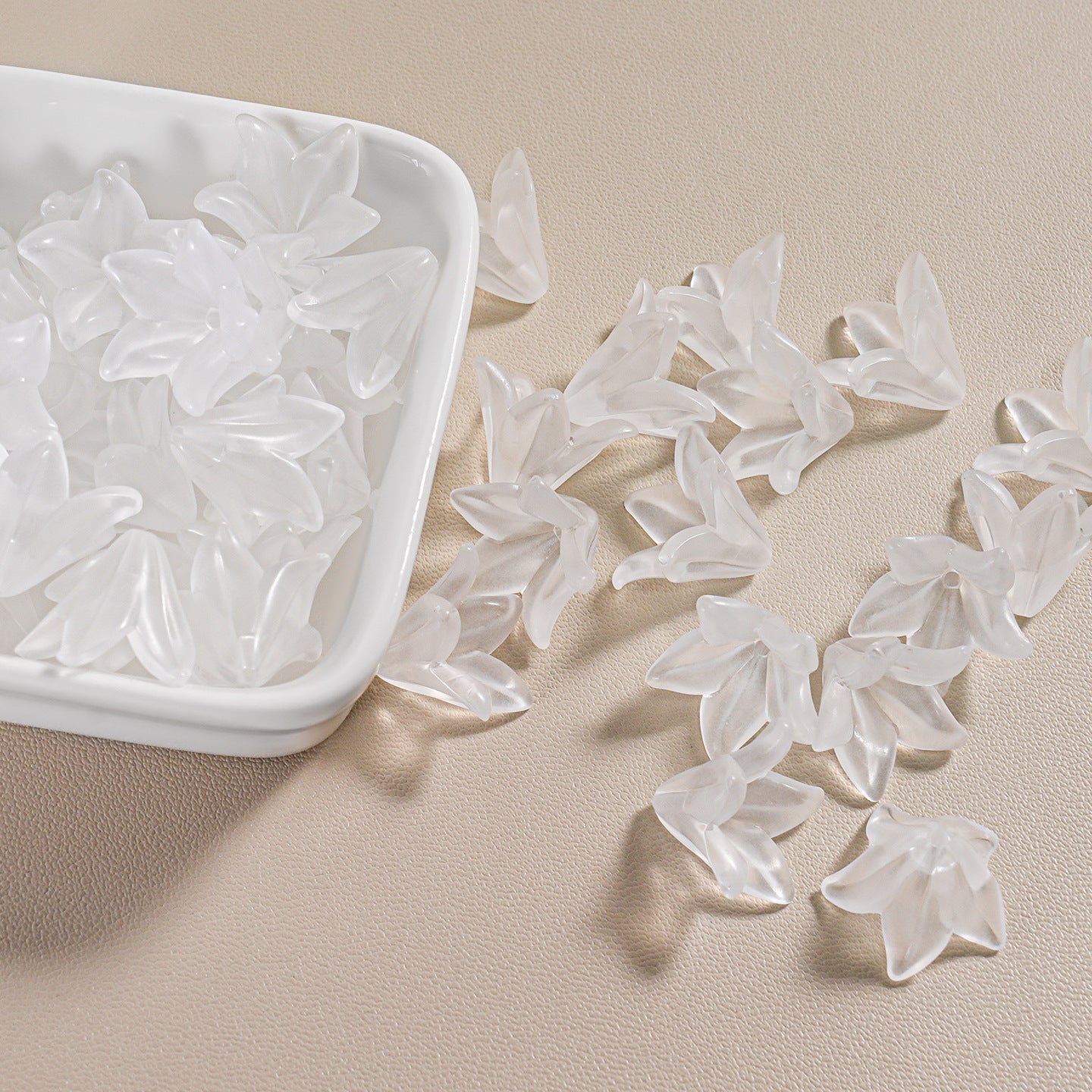 Acrylic Transparent Perfume Lily Flowers