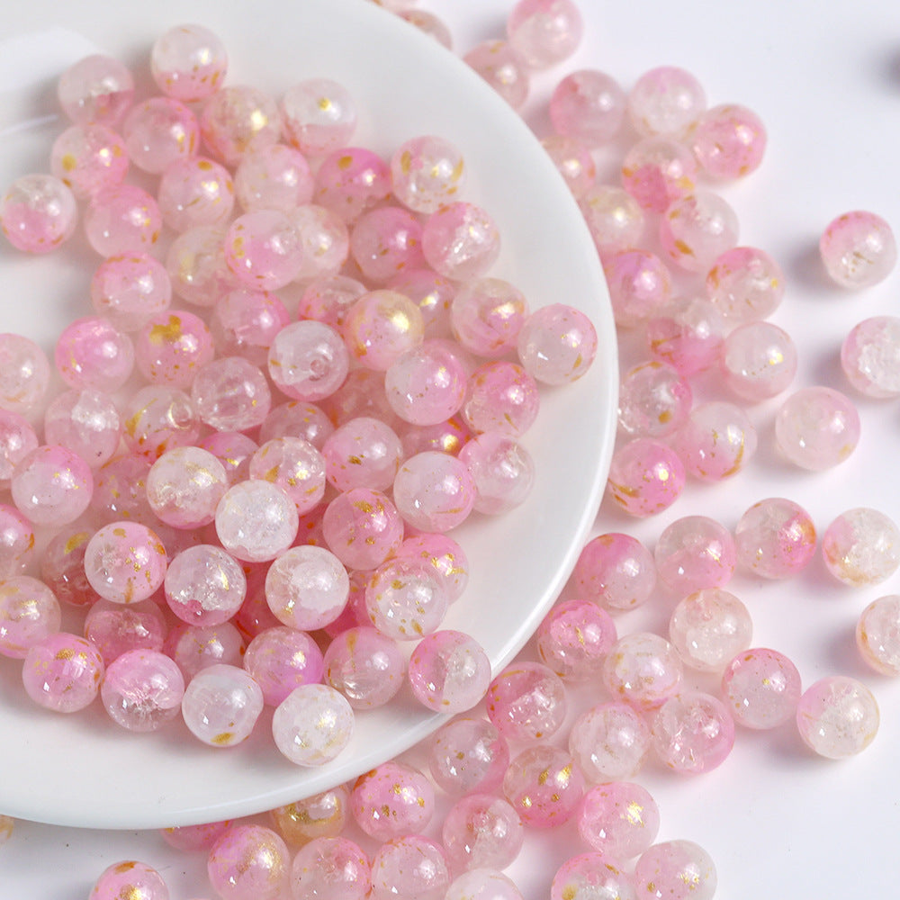10mm Jade Fragment Glass Beads