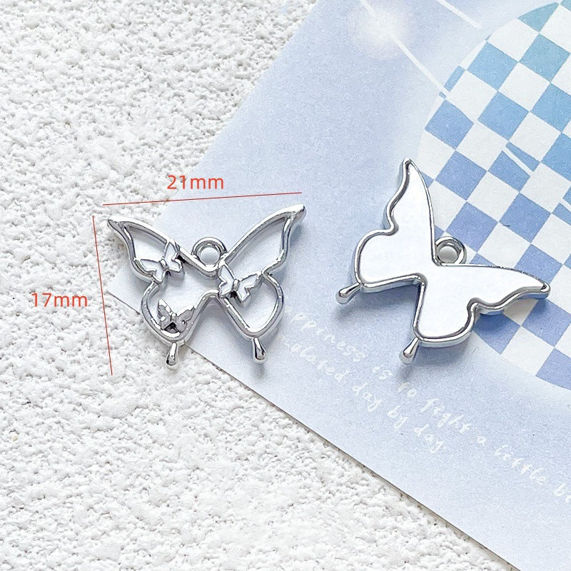 1 pc Alloy Heart Butterfly Cloud Moon Pendant