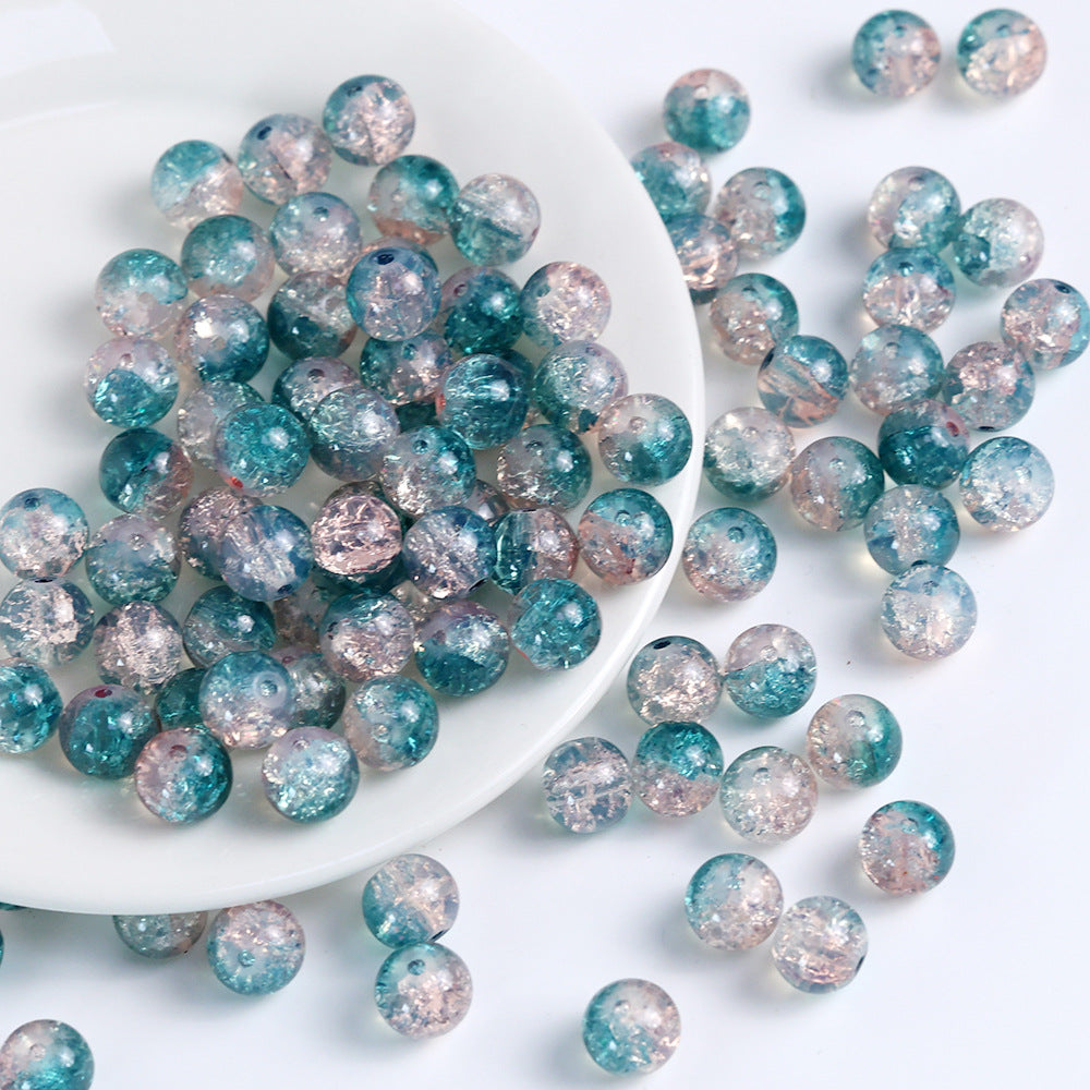 10mm Jade Fragment Glass Beads