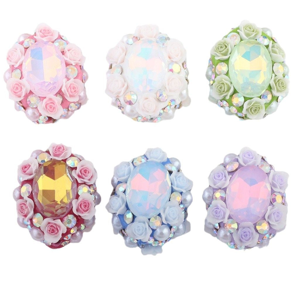 Artificial Flowers with Pearl Inlay Beads