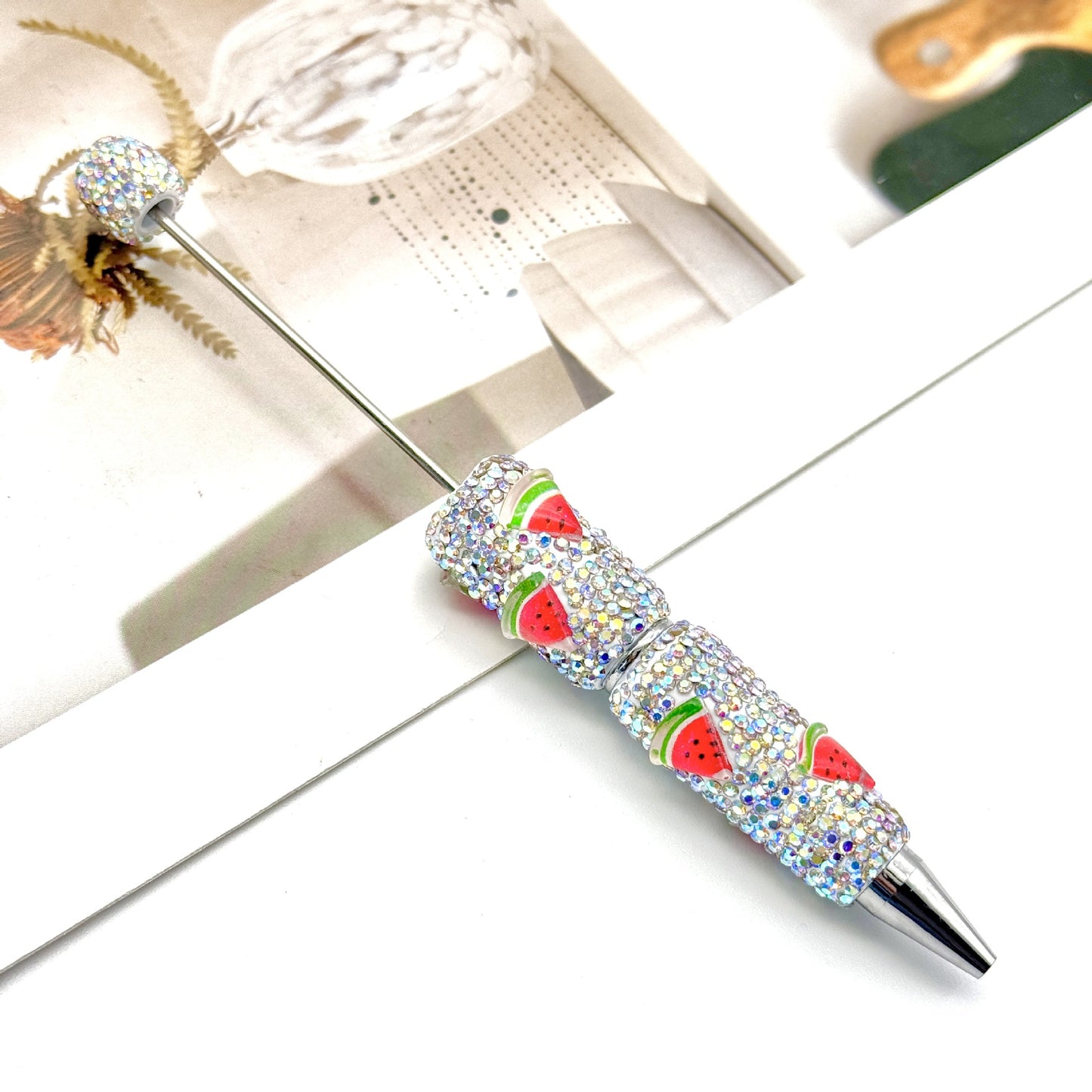 Fruit Full Drill Beaded Pen