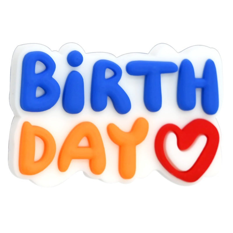 Birthday Party Decoration Silicone Focus Beads