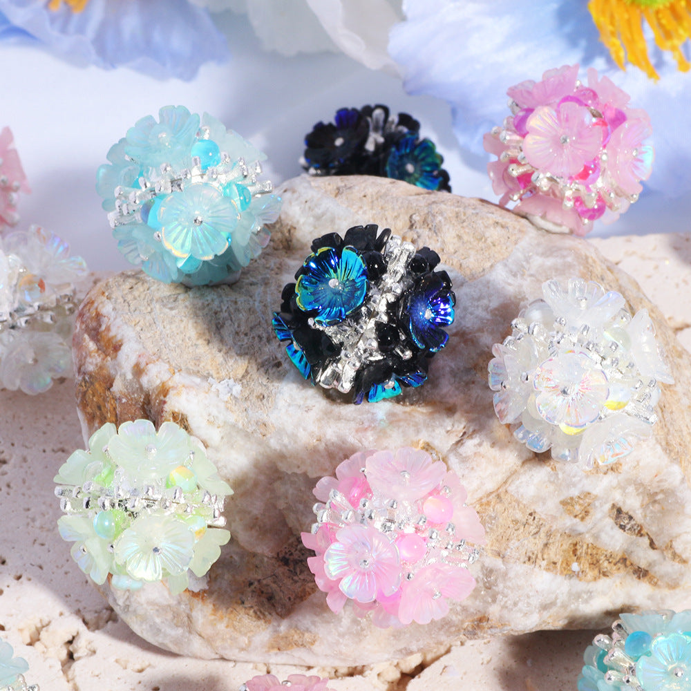 Alloy Flower Beads