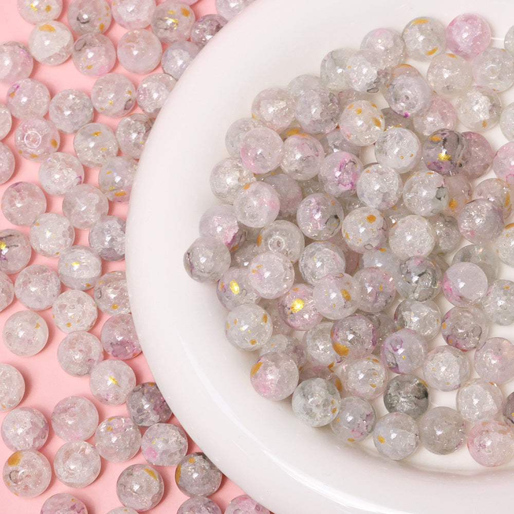 10mm Jade Fragment Glass Beads