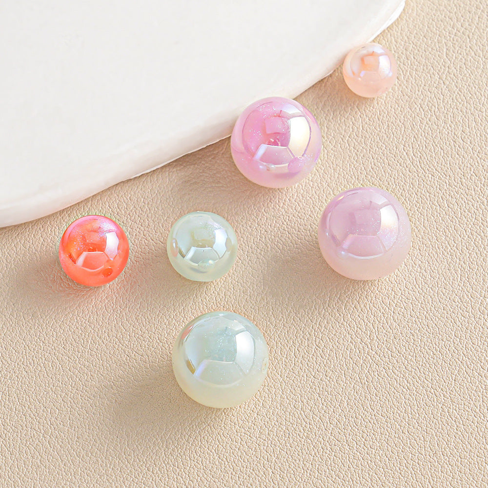 1.5mm Straight Hole Round Beads 16mm Phone Chain Bracelet Bangle Round diy Material