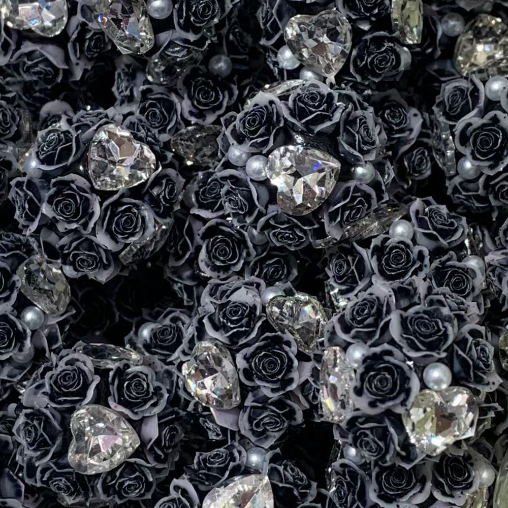 Luminous Four-sided Heart Zircon Rose Ball