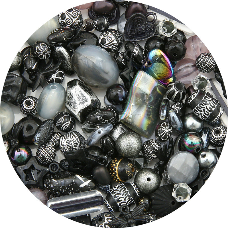 Multi-color Mixed Baroque Style Acrylic Beads