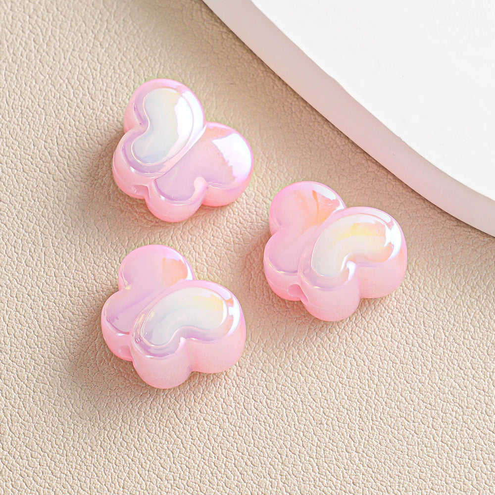 Cartoon Candy Color Butterfly Beads