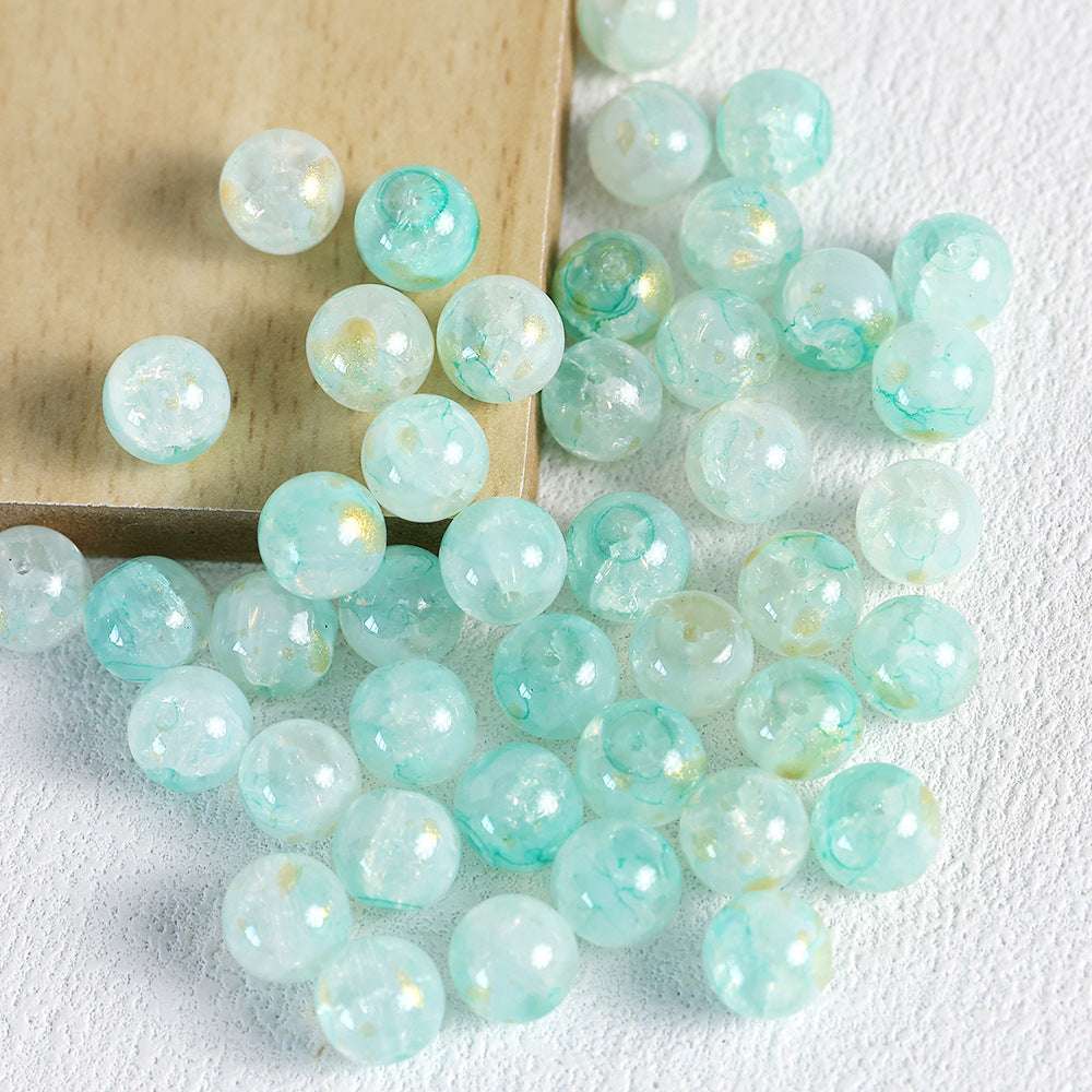 New Chinese Ancient Style Colored Glaze glass beadable beads