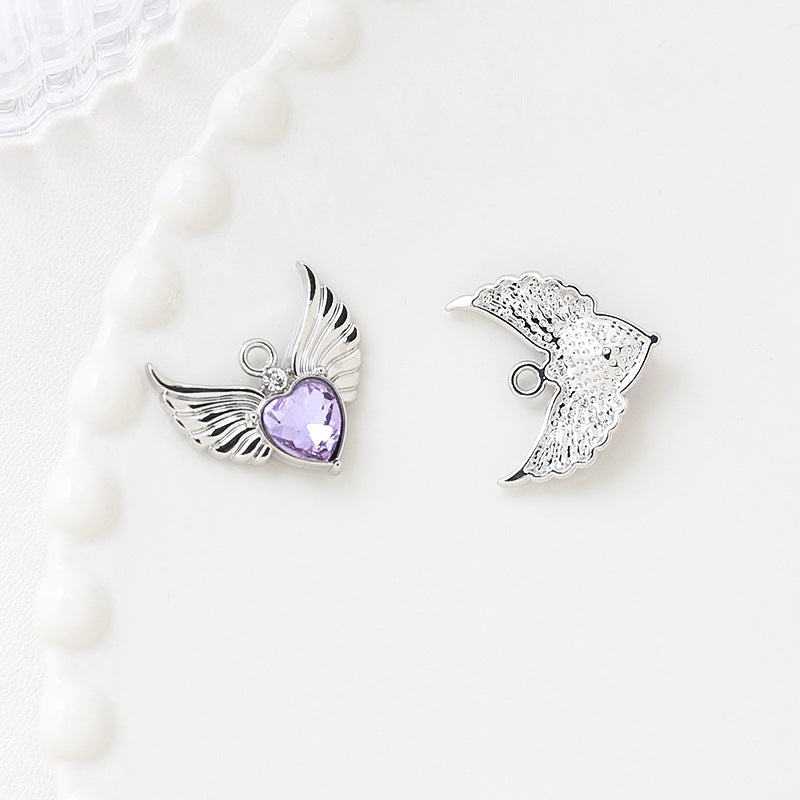 1 pc Sweet Cool Style Bowknot Gold Zircon Pendant
